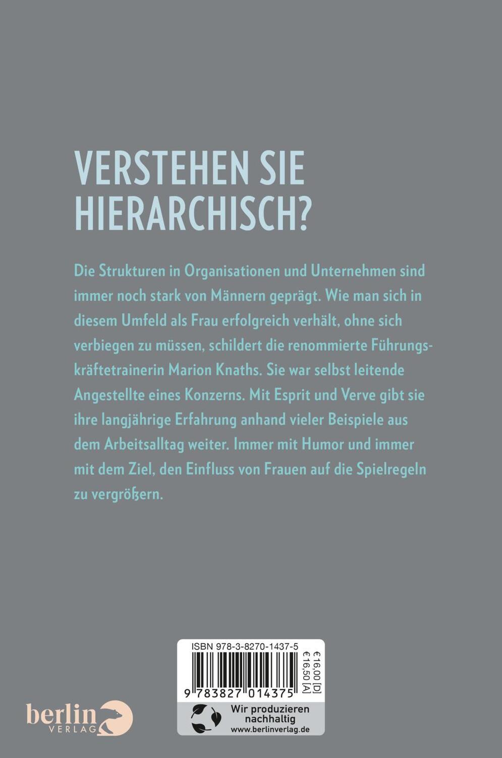 Rückseite: 9783827014375 | FrauenMACHT! | Marion Knaths | Taschenbuch | 176 S. | Deutsch | 2021