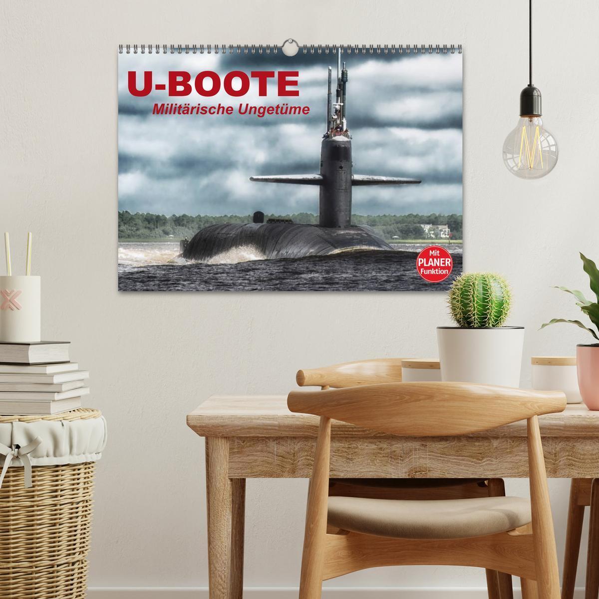 Bild: 9783435523467 | U-Boote. Militärische Ungetüme (Wandkalender 2025 DIN A3 quer),...