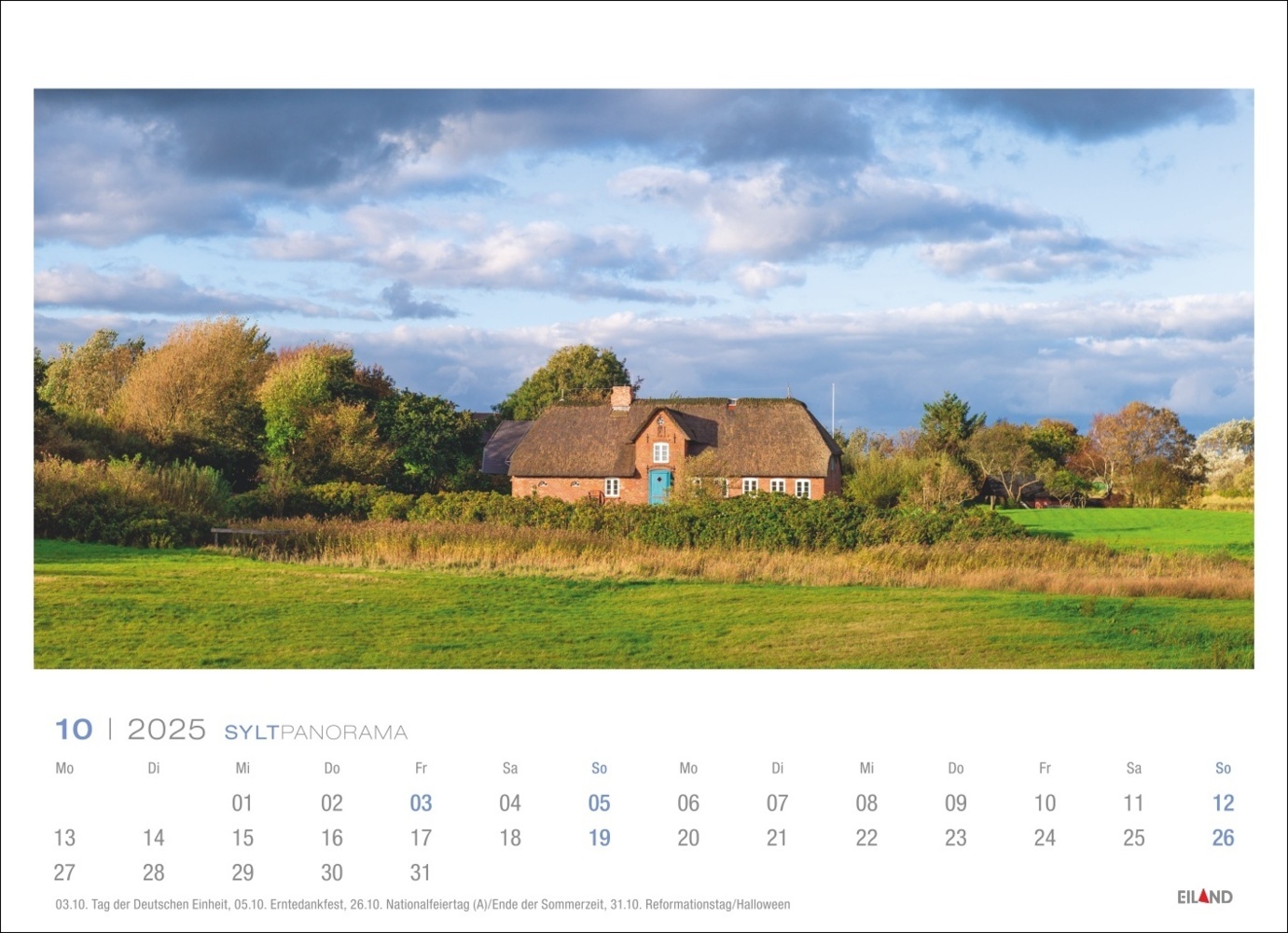 Bild: 9783964023384 | Sylt Panorama Postkartenkalender 2025 - Hans Jessel | Hans Jessel