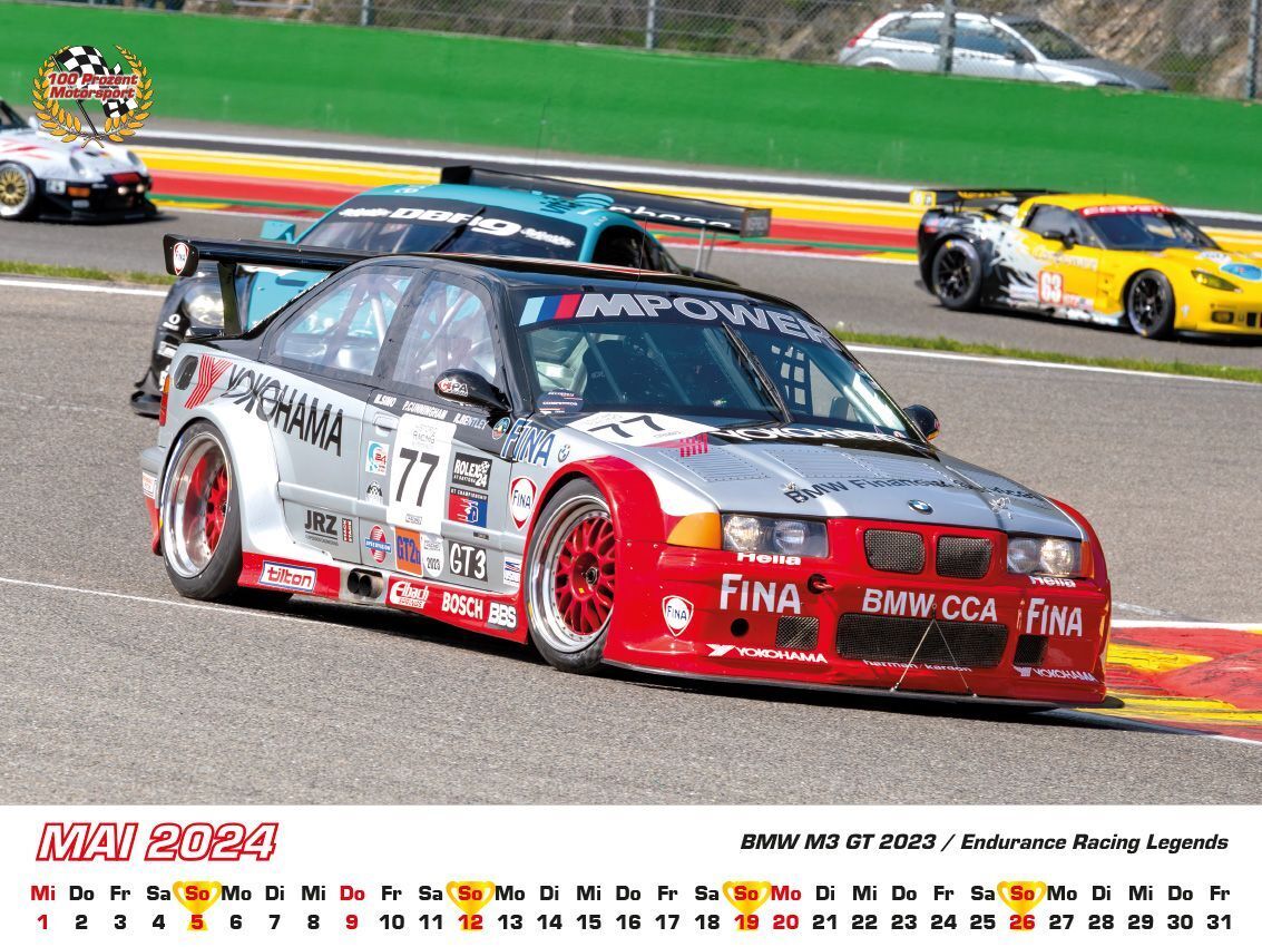 Bild: 9783948794606 | BMW im Rennsport Kalender 2024 | Frank Pommer | Kalender | 2024