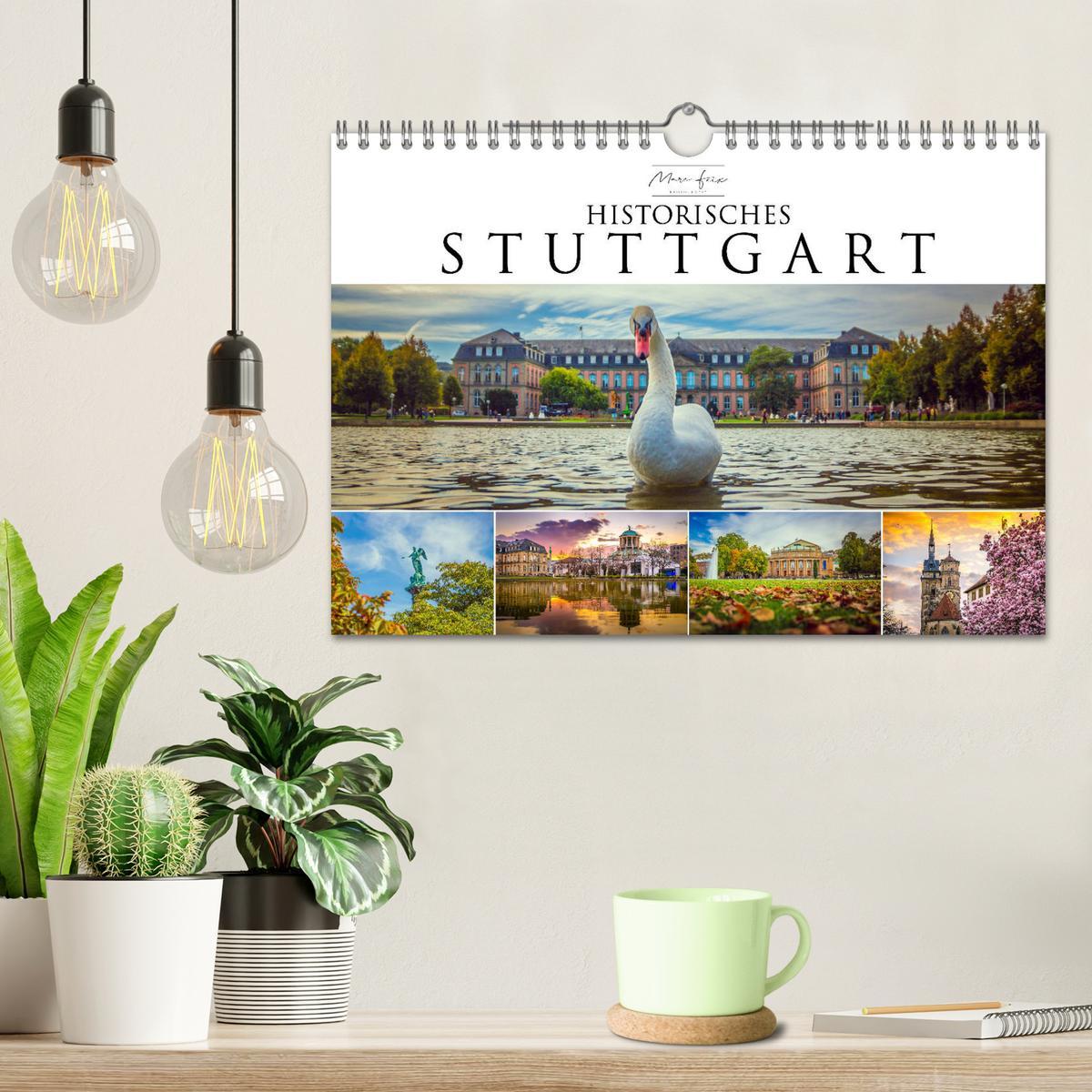 Bild: 9783435147373 | Historisches Stuttgart 2025 (Wandkalender 2025 DIN A4 quer),...