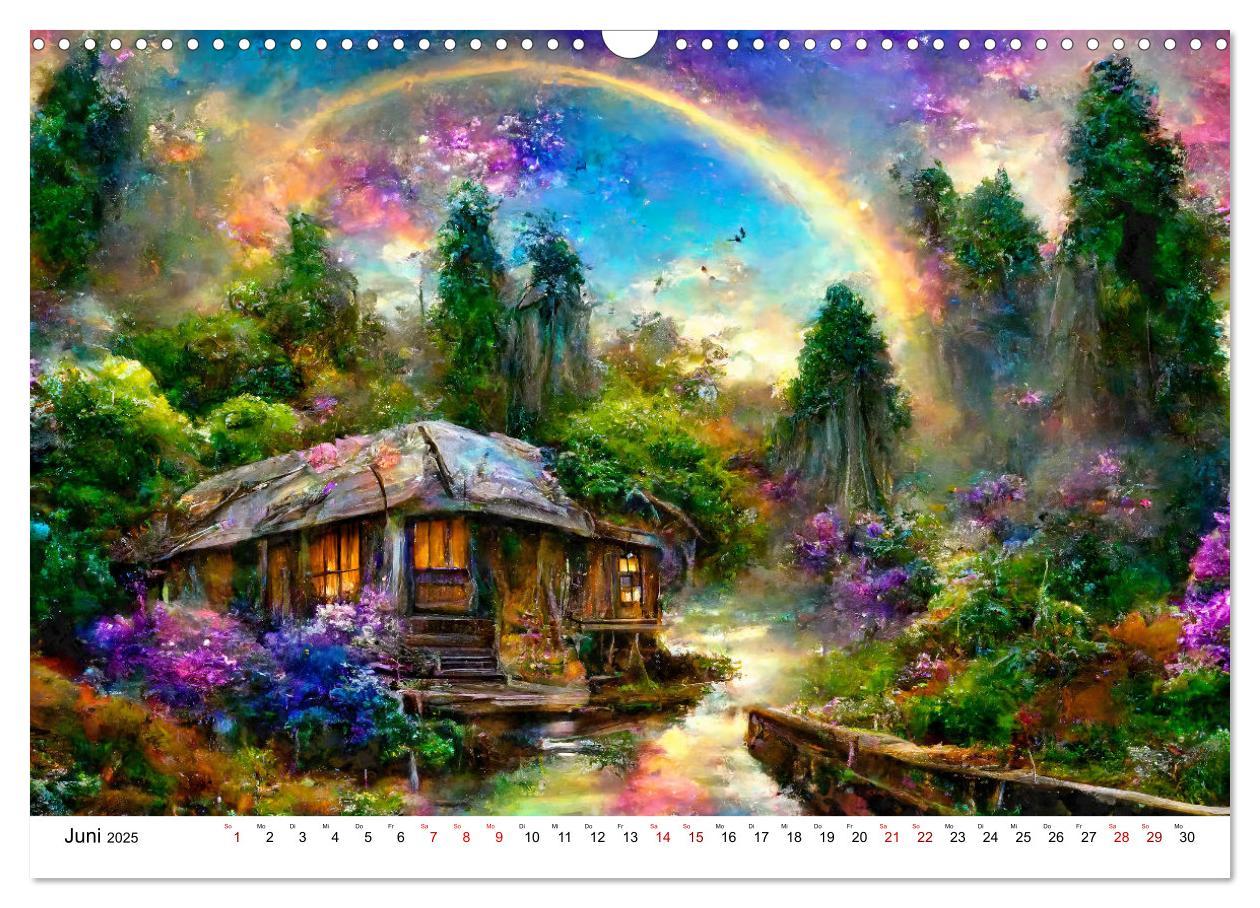 Bild: 9783383934315 | Fantasie Cottages - Ein Jahr durch die Märchenwelt (Wandkalender...