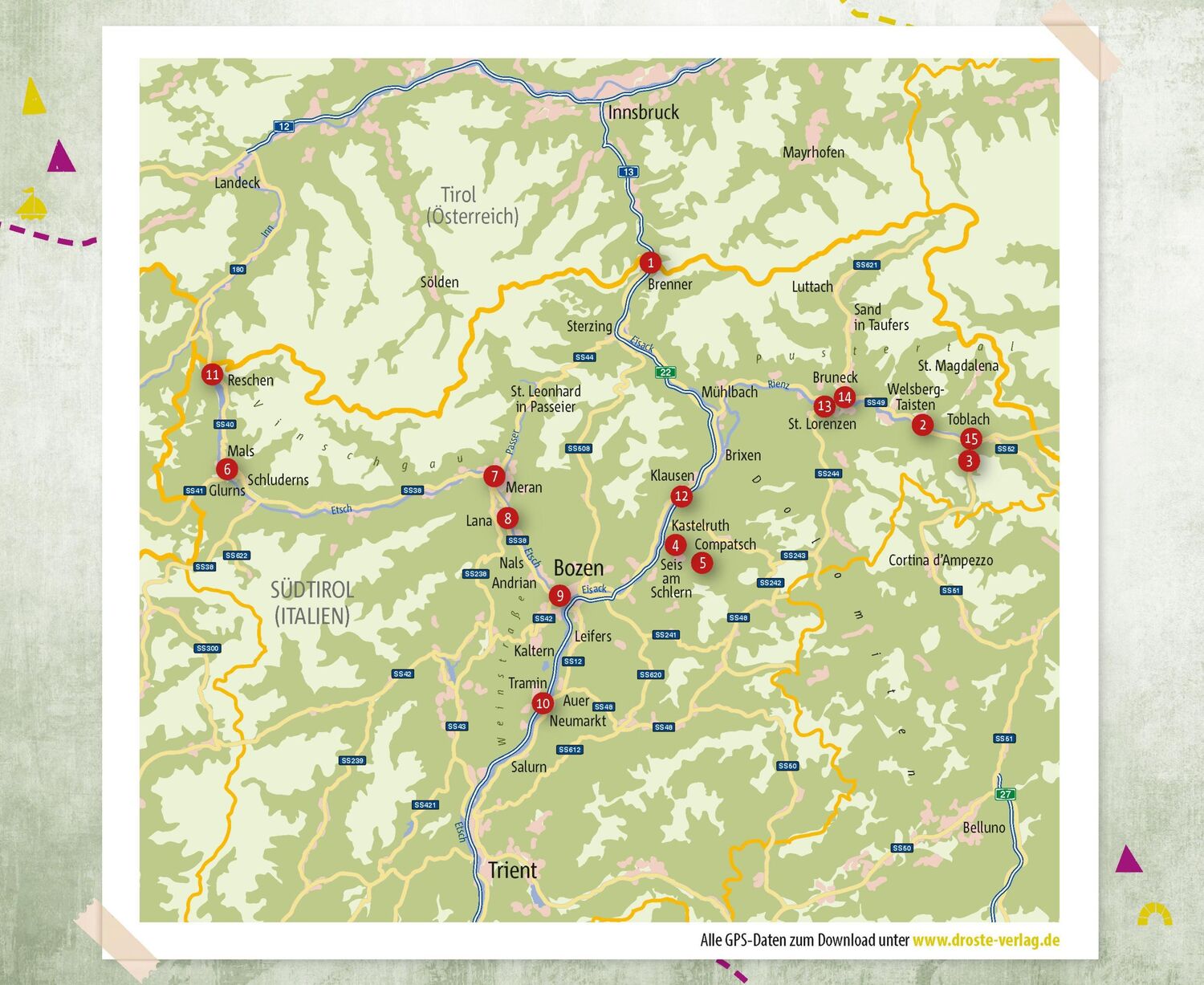 Bild: 9783770024940 | Südtirol. Radeln für die Seele | Wohlfühltouren | Ernst Wrba | Buch