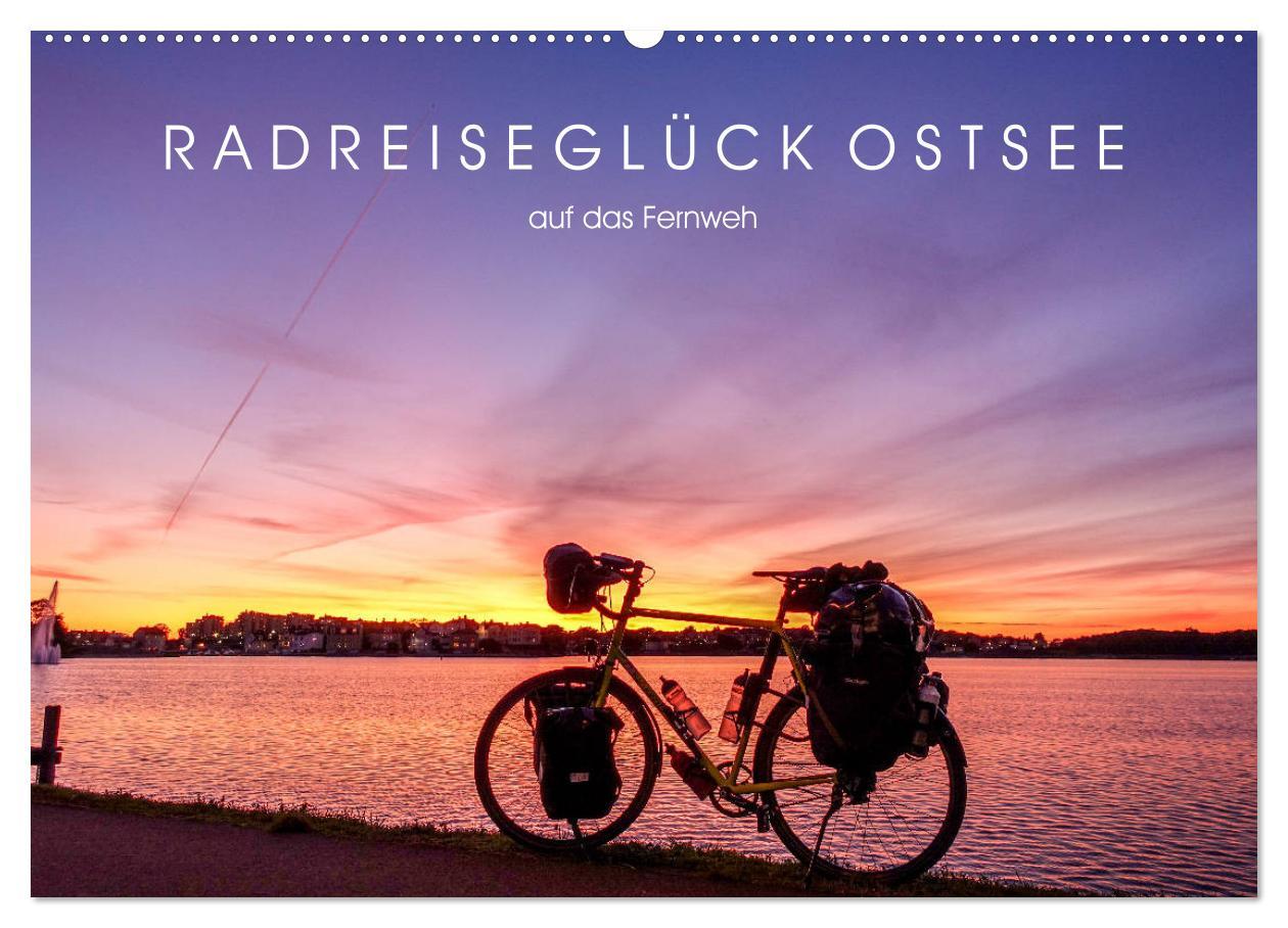 Cover: 9783435128693 | Radreiseglück Ostsee (Wandkalender 2025 DIN A2 quer), CALVENDO...