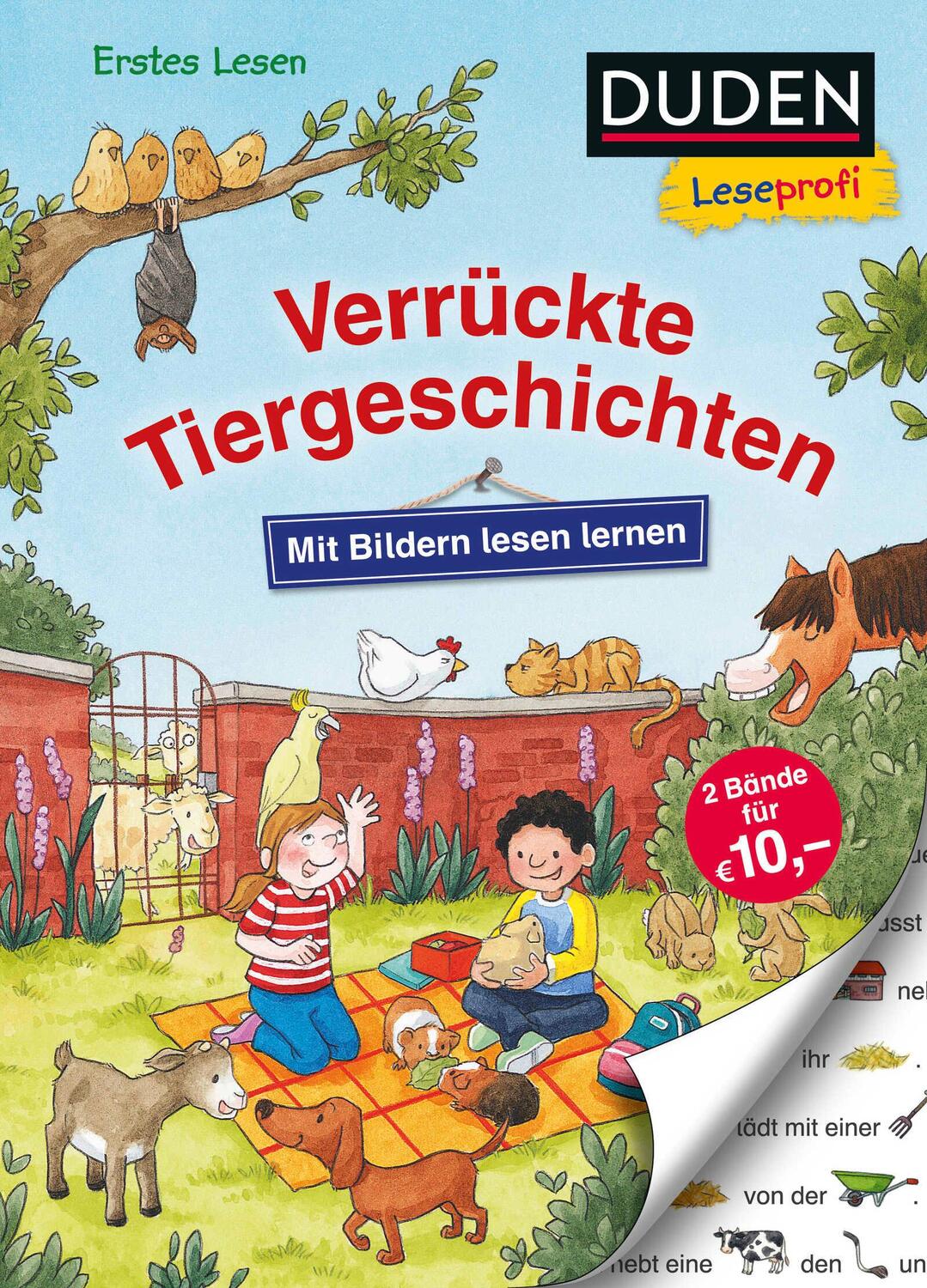 Cover: 9783737332576 | Duden Leseprofi - Mit Bildern lesen lernen: Verrückte Tiergeschichten