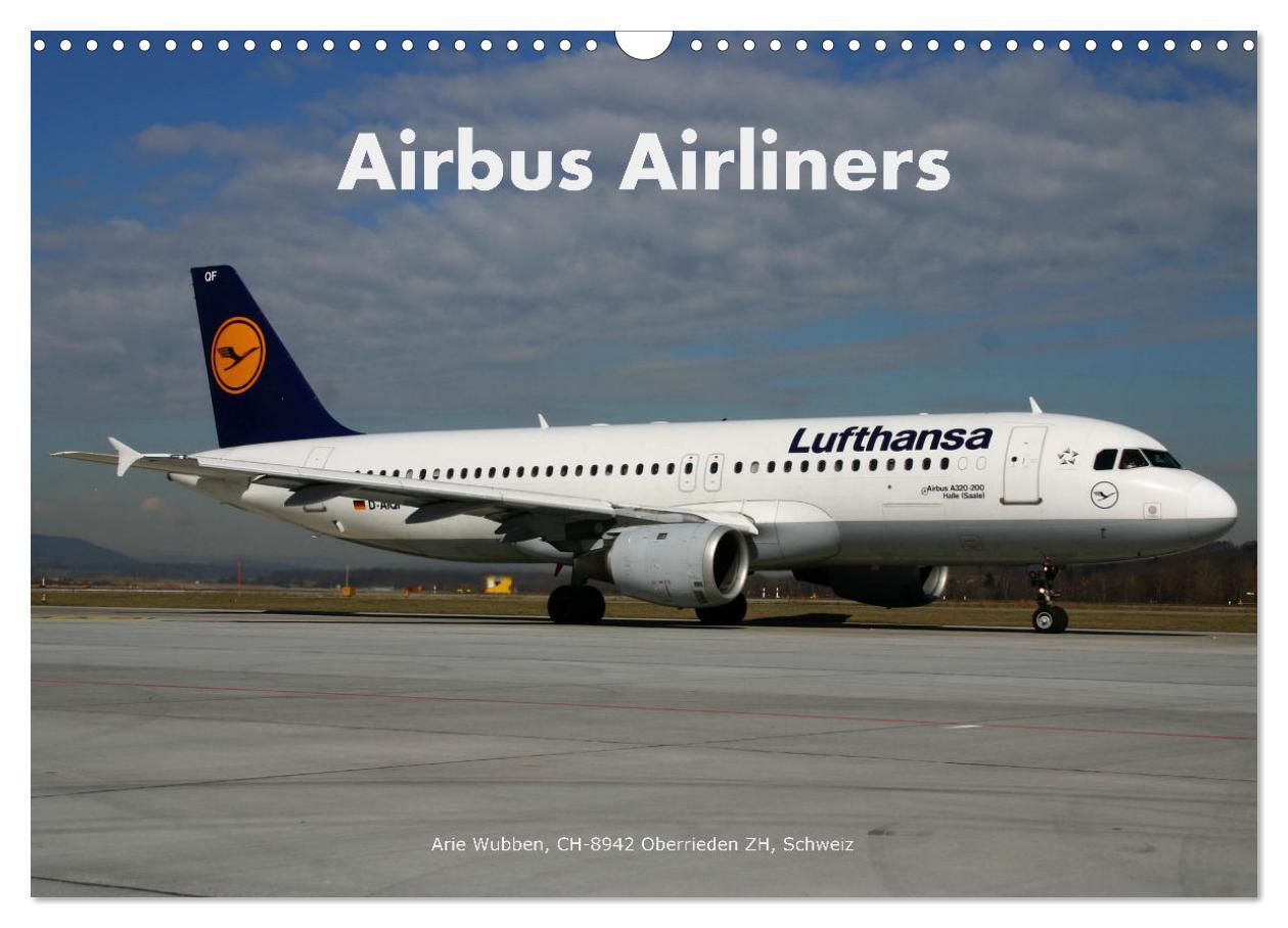 Cover: 9783435073887 | Airbus Airliners (Wandkalender 2025 DIN A3 quer), CALVENDO...