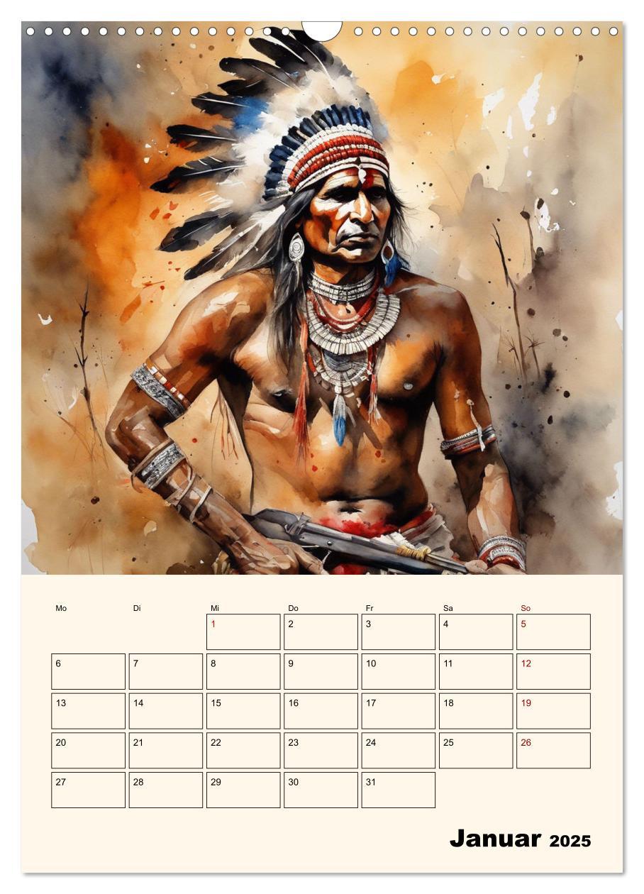 Bild: 9783383814808 | Indianische Kultur (Wandkalender 2025 DIN A3 hoch), CALVENDO...