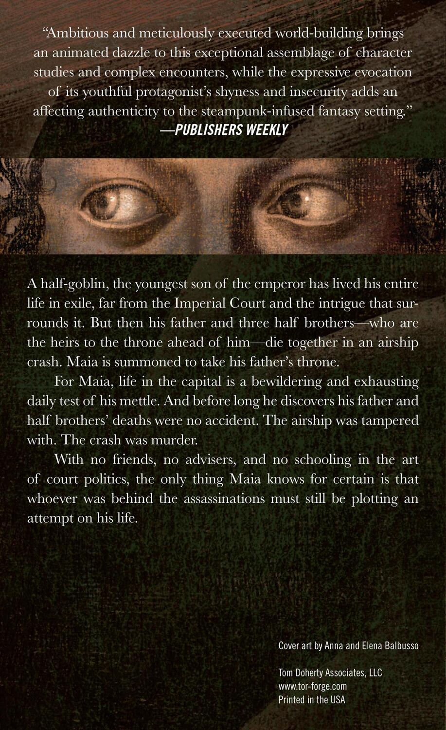 Rückseite: 9780765365682 | The Goblin Emperor | Katherine Addison | Taschenbuch | 505 S. | 2015