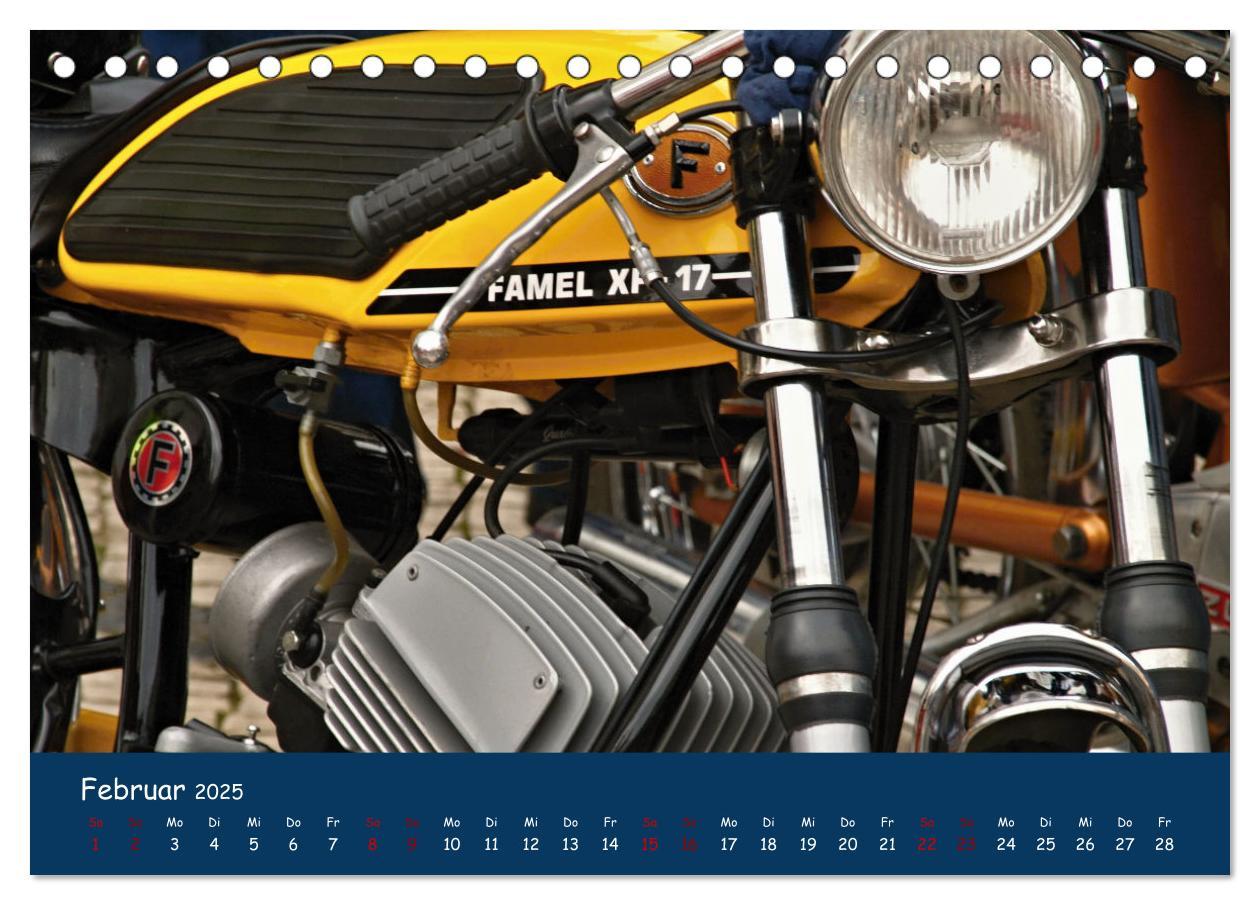 Bild: 9783435009596 | Vintage Mopeds (Tischkalender 2025 DIN A5 quer), CALVENDO...