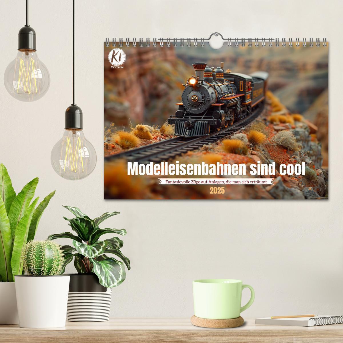 Bild: 9783435371952 | Modelleisenbahnen sind cool (Wandkalender 2025 DIN A4 quer),...