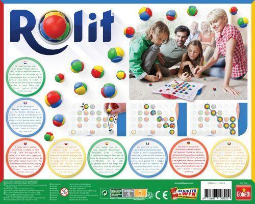 Bild: 8711808708020 | Rolit | Spieldauer +/- 20 Minuten, Für 2-4 Spieler | Spiel | Deutsch