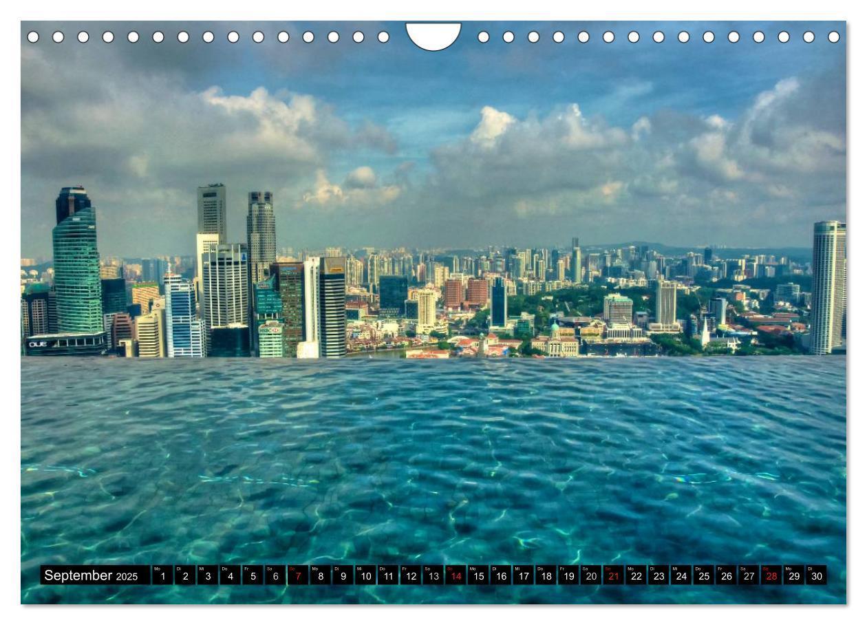 Bild: 9783435522613 | Singapur - Einzigartige Skylines (Wandkalender 2025 DIN A4 quer),...