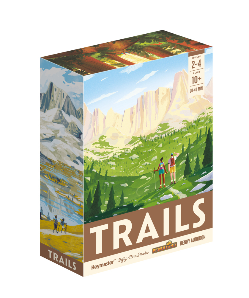 Cover: 4260705310071 | Trails (Spiel) | Henry Audubon | Spiel | Deutsch | 2021 | Pegasus