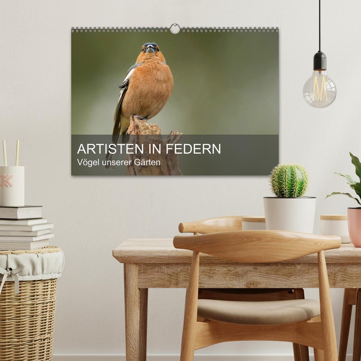 Bild: 9783435704842 | Artisten in Federn - Vögel unserer Gärten (Wandkalender 2025 DIN A3...