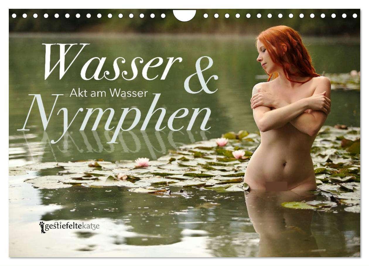 Cover: 9783435540358 | Wasser und Nymphen - Akt am Wasser (Wandkalender 2025 DIN A4 quer),...