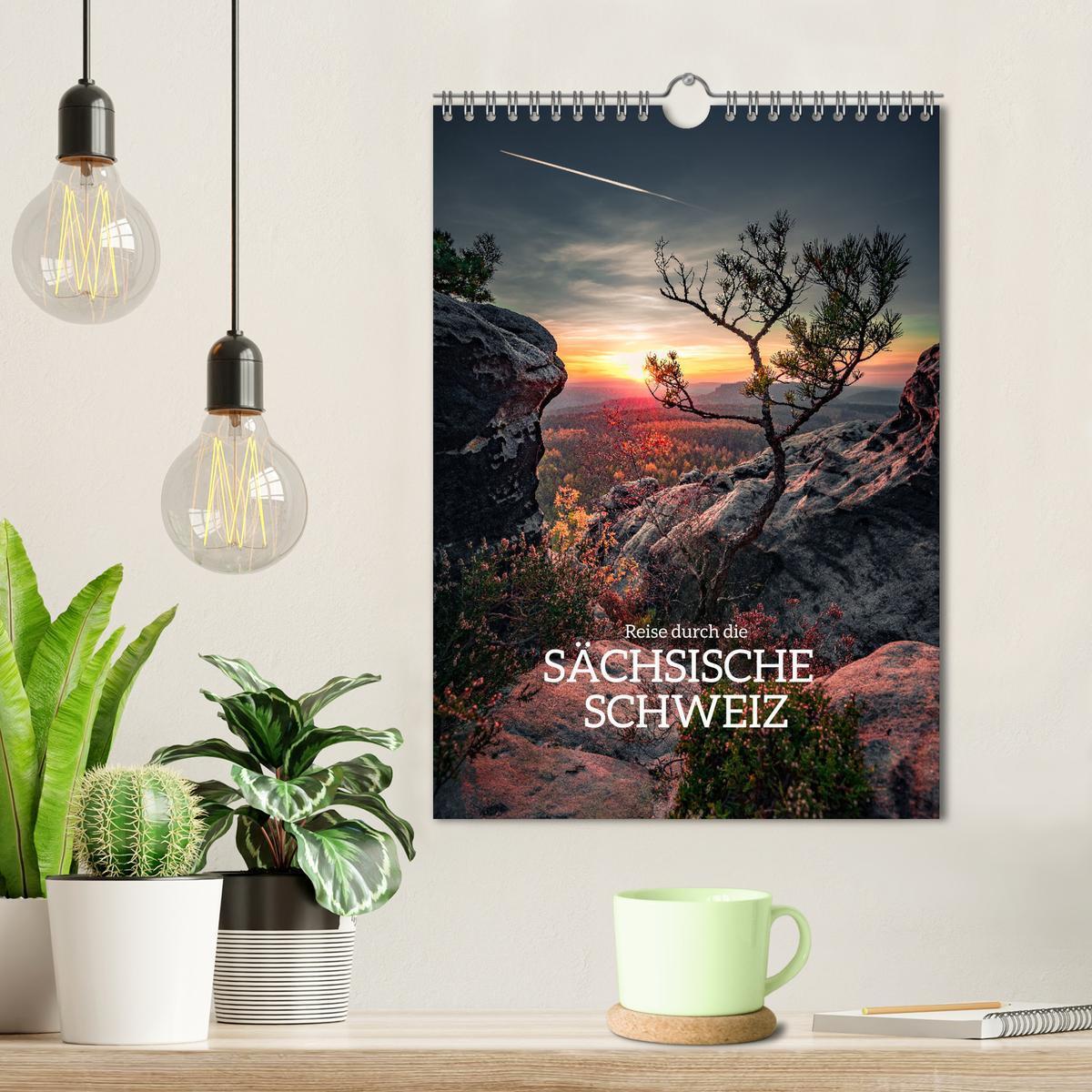 Bild: 9783435855995 | Reise durch die Sächsische Schweiz (Wandkalender 2025 DIN A4 hoch),...