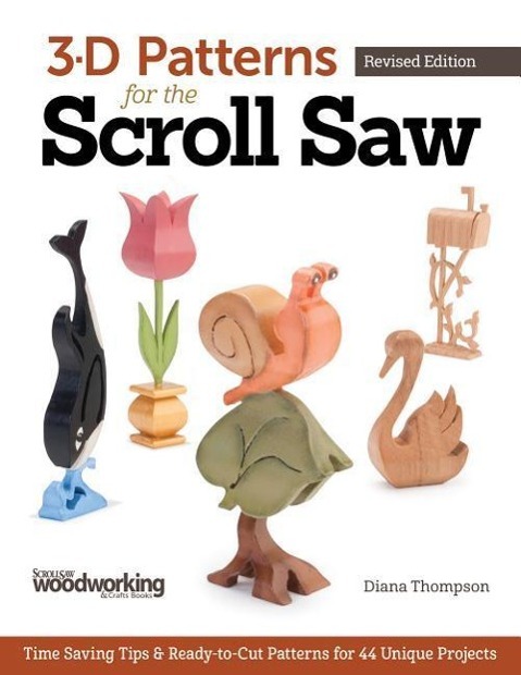 Cover: 9781565238480 | 3-D Patterns for the Scroll Saw | Diana L Thompson | Taschenbuch