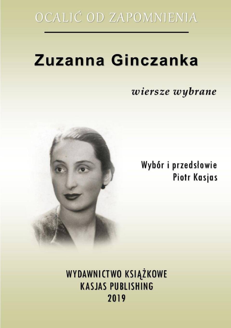 Cover: 9780244157937 | Ocali¿ od zapomnienia - Zuzanna Ginczanka | Piotr Kasjas | Taschenbuch