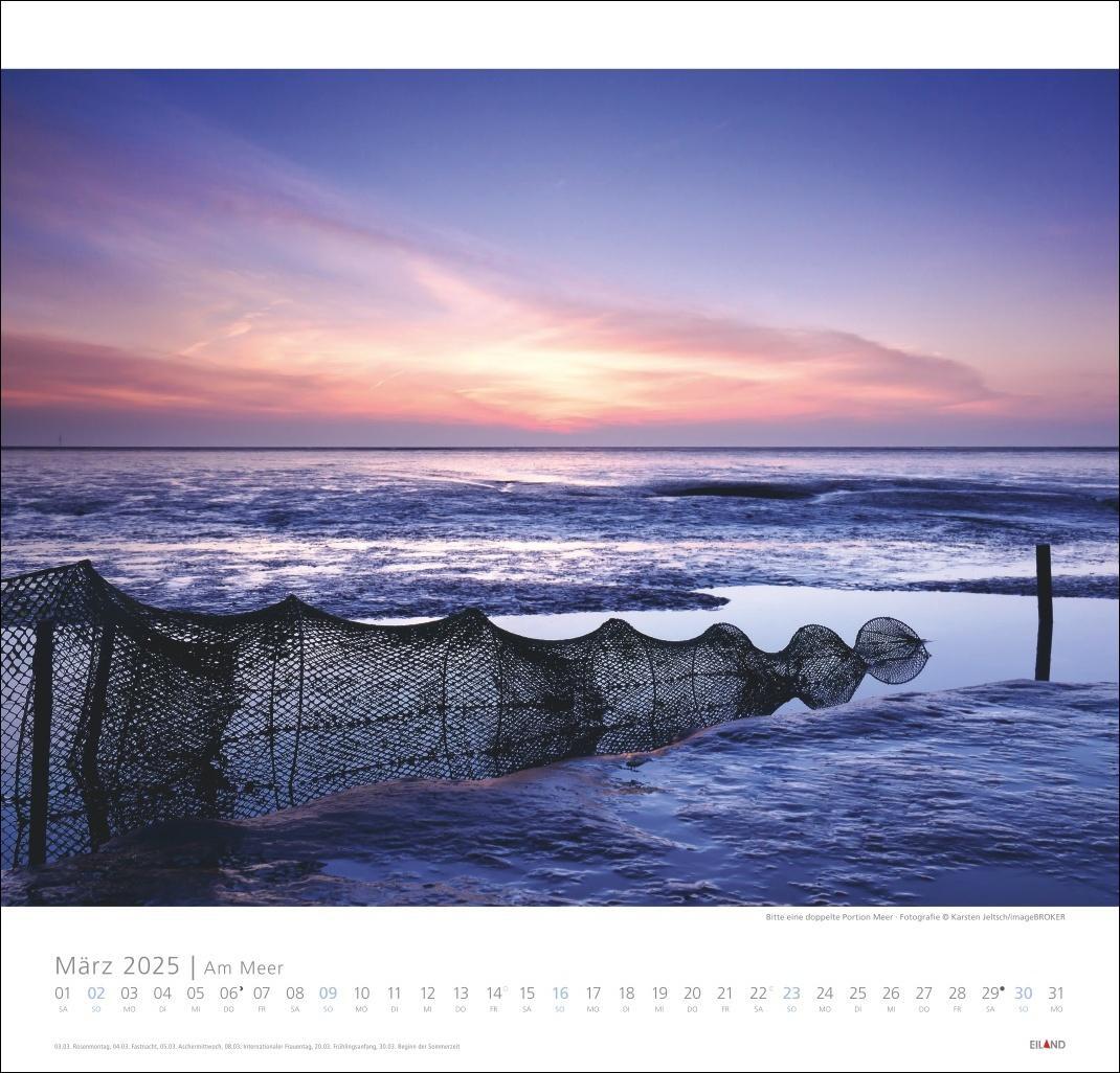 Bild: 9783964023094 | Am Meer Edition Kalender 2025 - Sand, Wind und Wellen | Hans Jessel