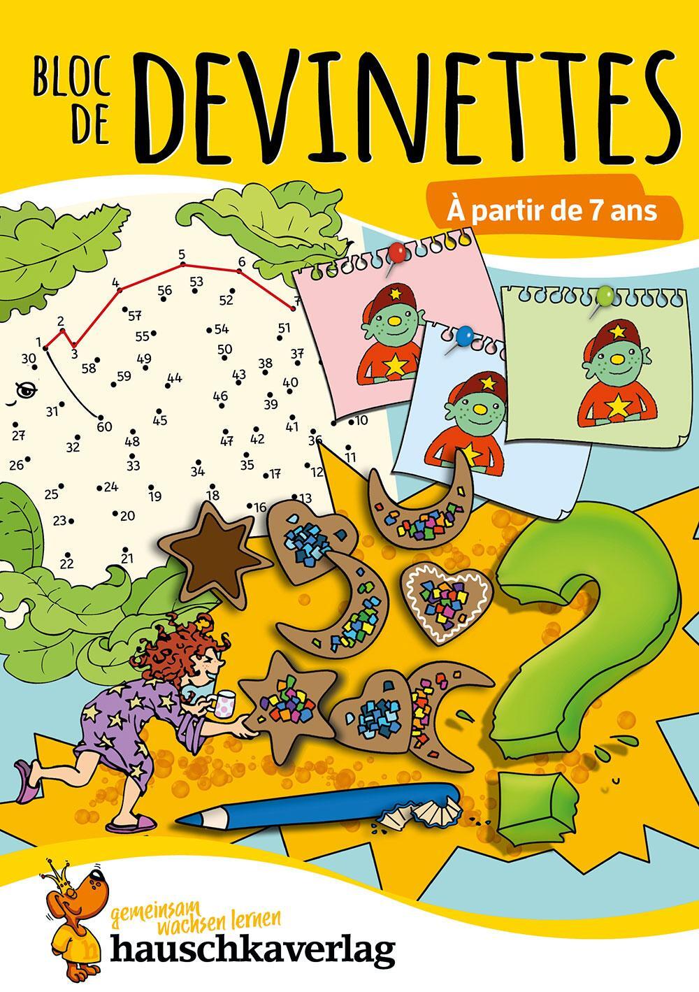 Cover: 9783881007726 | Bloc de casse-têtes et livre activite 7 ans : Des énigmes colorées...