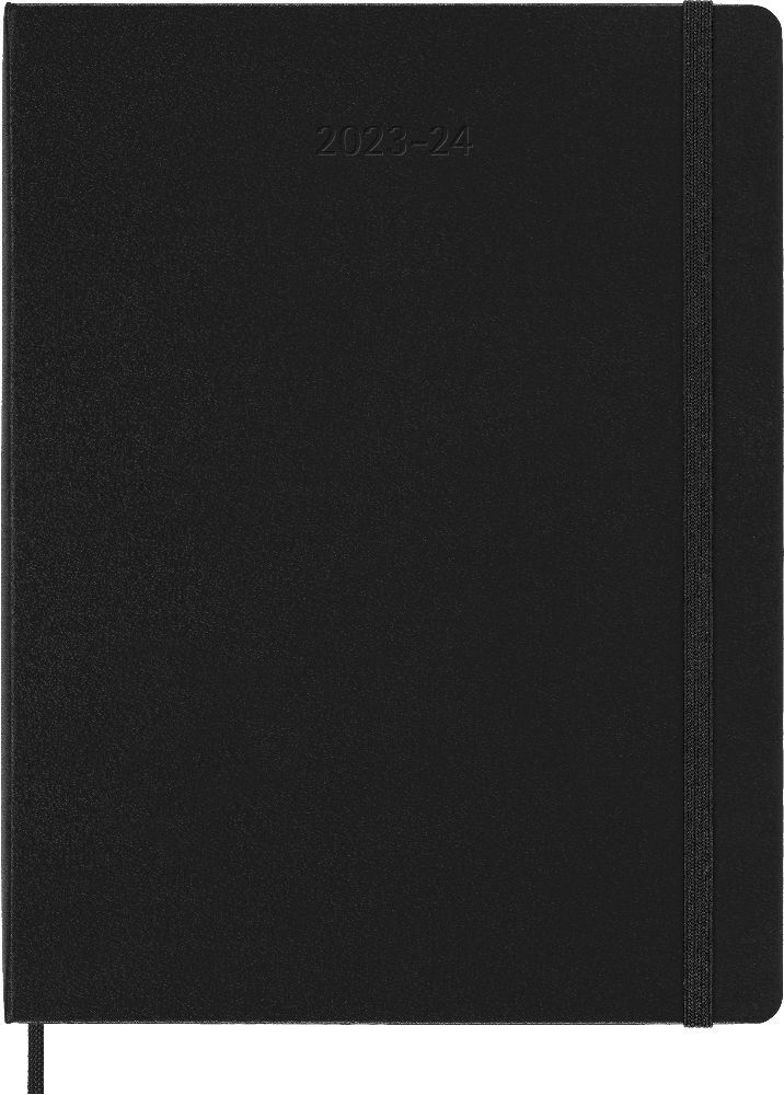 Cover: 8056598857023 | Moleskine 18 Monate Wochen Notizkalender 2023/2024, XL 19X25, Schwarz