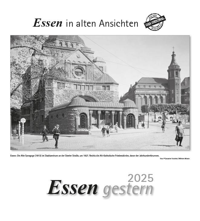 Cover: 9783961666010 | Essen gestern 2025 | Essen in alten Ansichten | Kalender | 13 S.