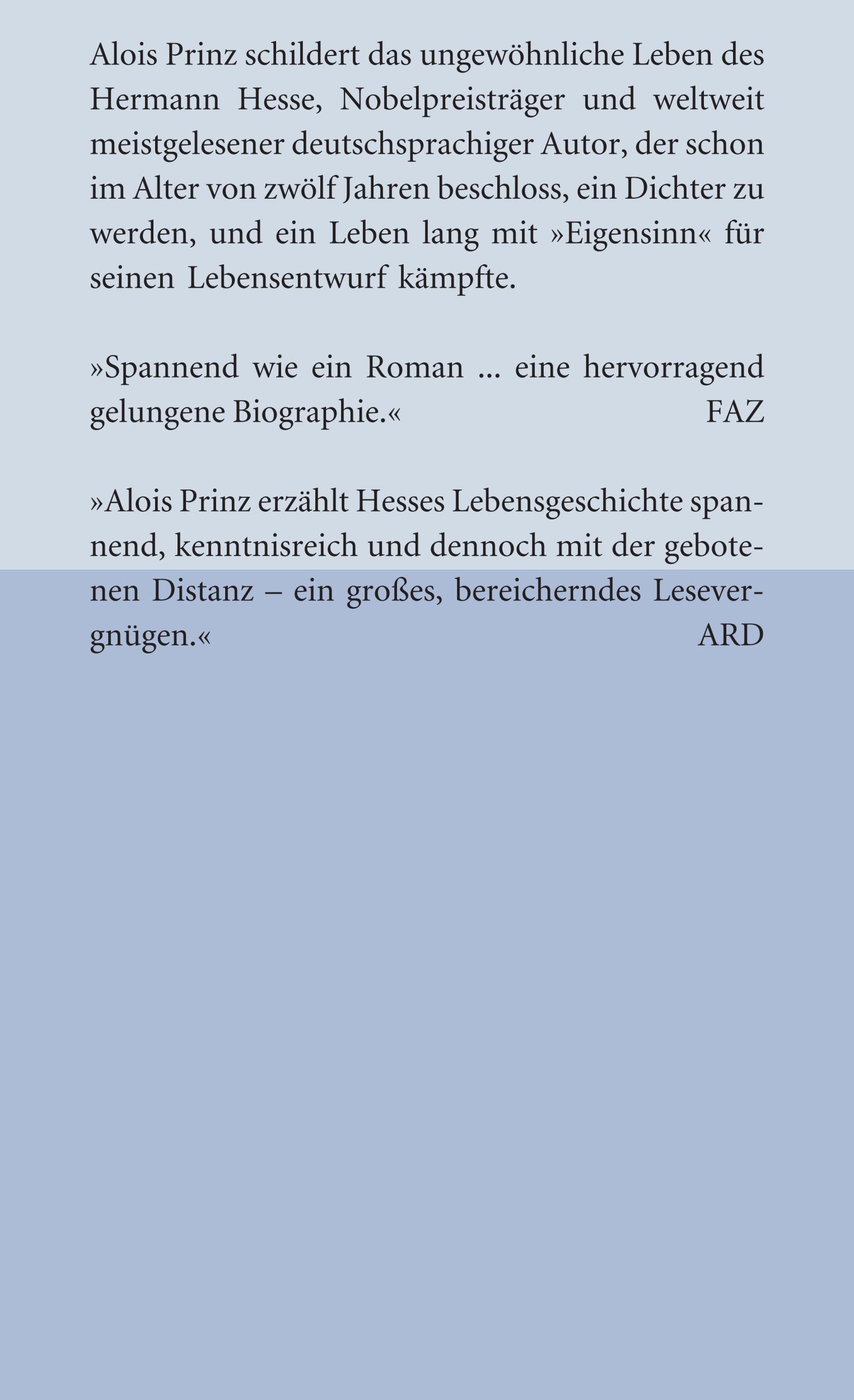 Rückseite: 9783518457429 | "Und jedem Anfang wohnt ein Zauber inne" | Alois Prinz | Taschenbuch