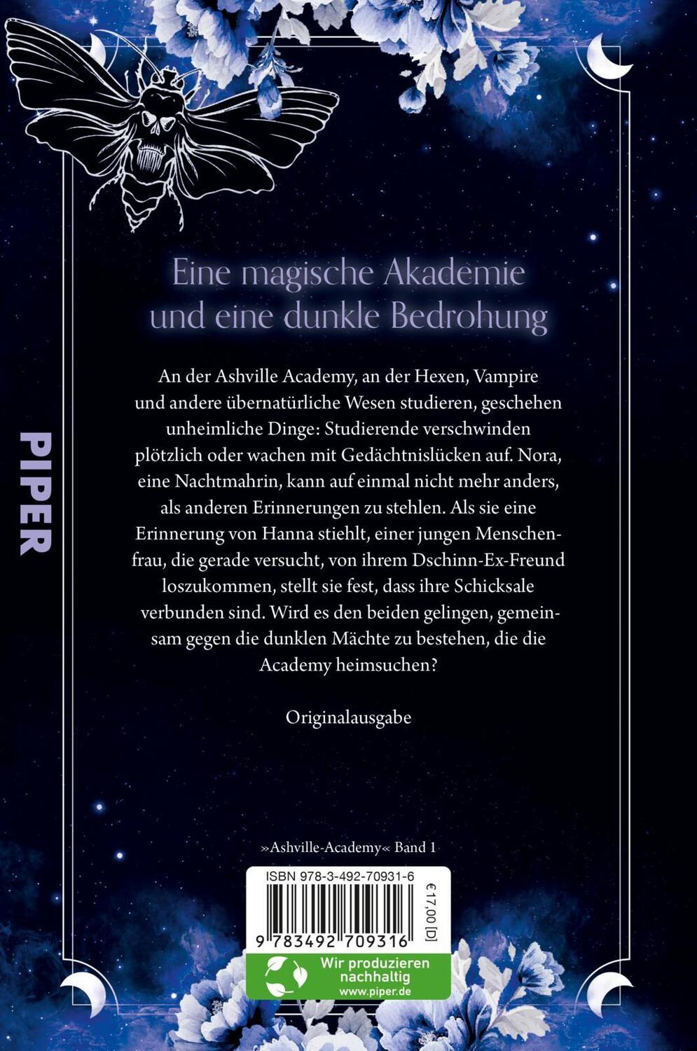 Rückseite: 9783492709316 | Wen die Nacht berührt | Roman Packende Dark Academia-Fantasy | Harper