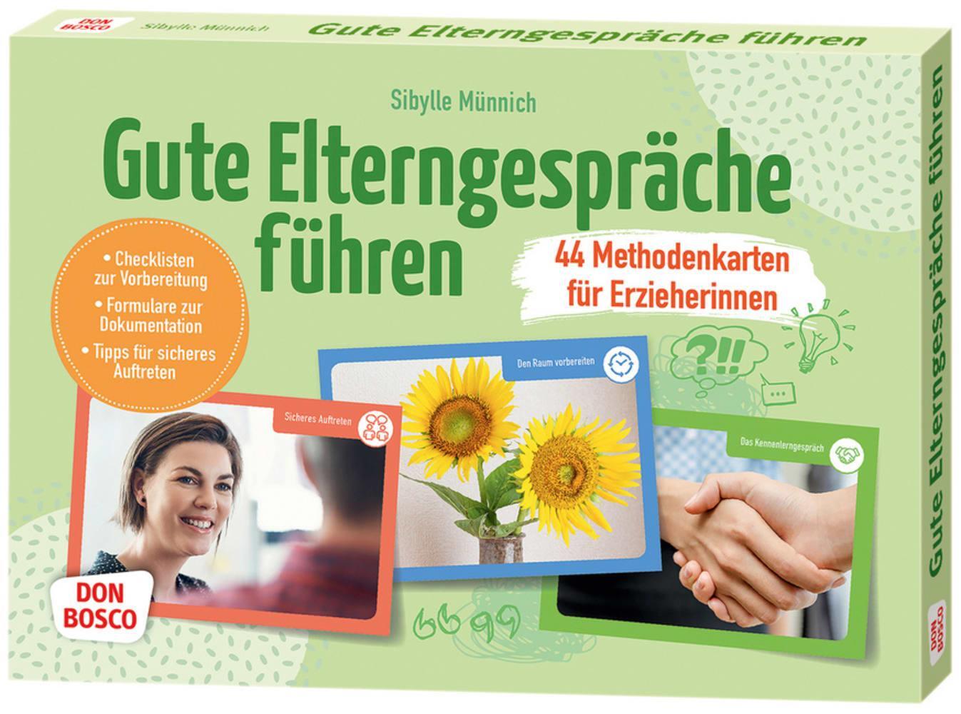 Cover: 4260179516191 | Gute Elterngespräche führen - 44 Methodenkarten für Erzieherinnen