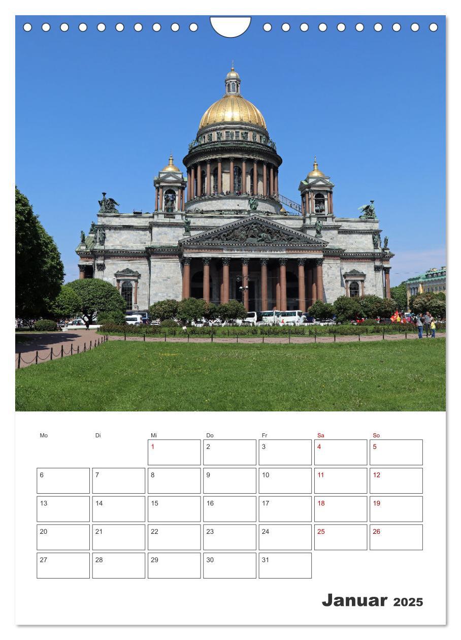 Bild: 9783435909513 | Russland - Terminplaner (Wandkalender 2025 DIN A4 hoch), CALVENDO...