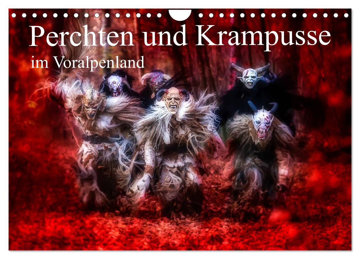 Cover: 9783435574551 | Perchten und Krampusse im Voralpenland (Wandkalender 2025 DIN A4...