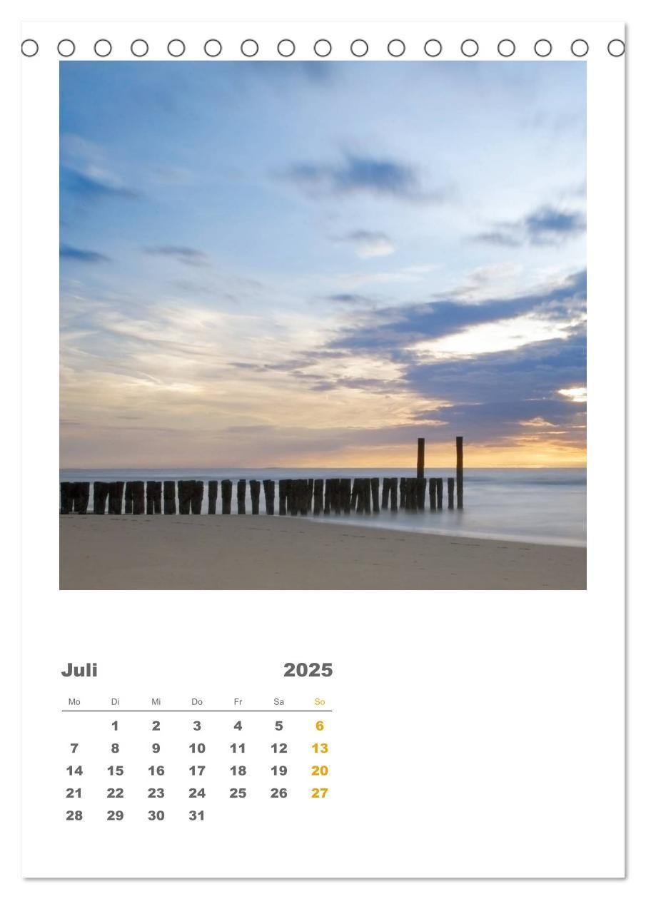 Bild: 9783457028063 | Hollands Strandparadies Zeeland (Tischkalender 2025 DIN A5 hoch),...