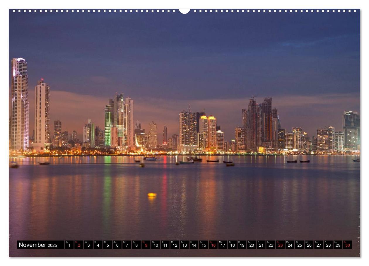 Bild: 9783435718122 | Panama Stadt (Wandkalender 2025 DIN A2 quer), CALVENDO Monatskalender