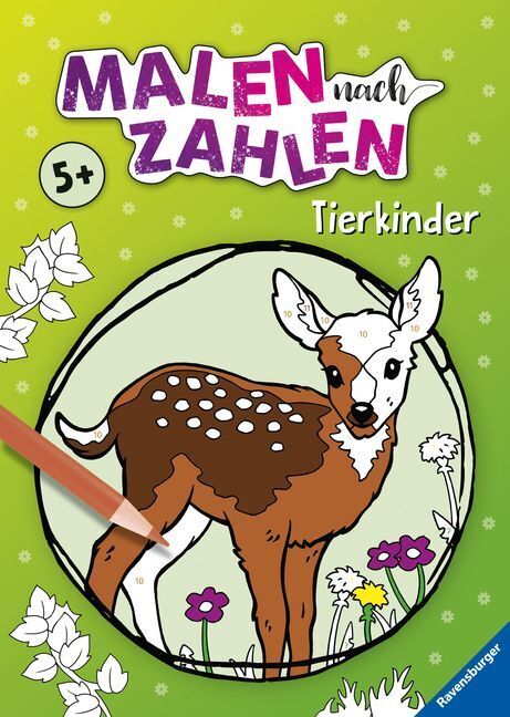 Cover: 9783473417278 | Malen nach Zahlen ab 5: Tierkinder | Simone Pahl | Taschenbuch | 24 S.