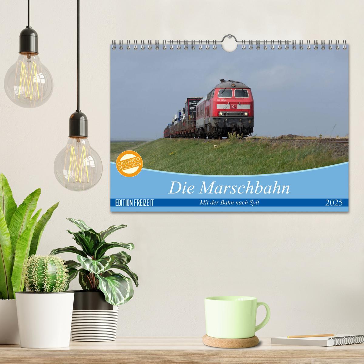 Bild: 9783435420544 | Die Marschbahn (Wandkalender 2025 DIN A4 quer), CALVENDO...