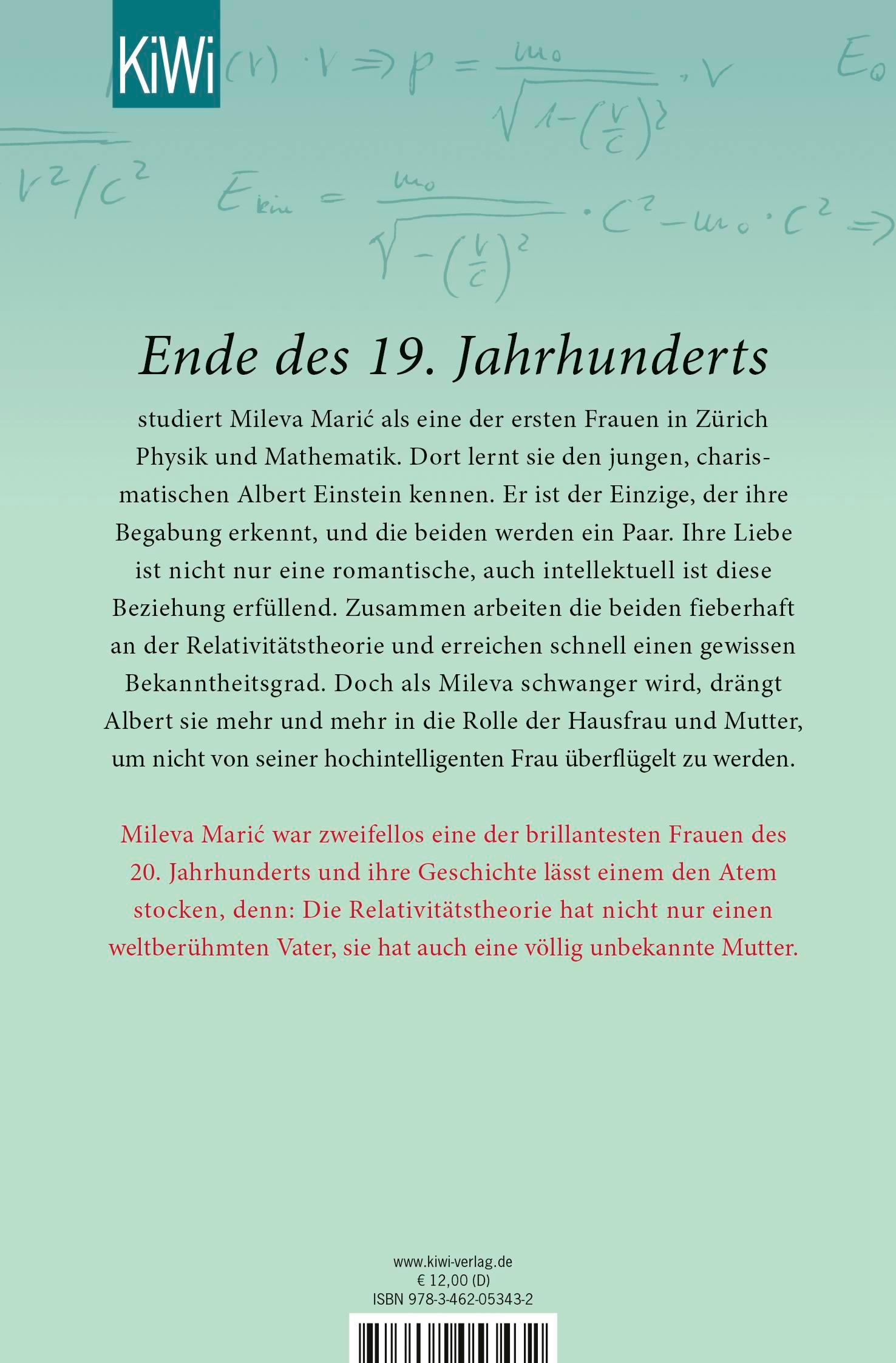 Rückseite: 9783462053432 | Frau Einstein | Roman | Marie Benedict | Taschenbuch | 363 S. | 2019