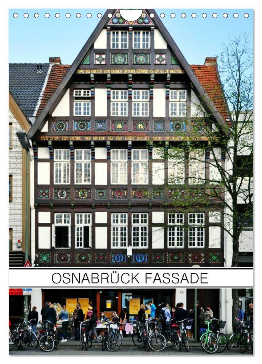 Cover: 9783457064122 | Osnabrück Fassade (Wandkalender 2025 DIN A4 hoch), CALVENDO...