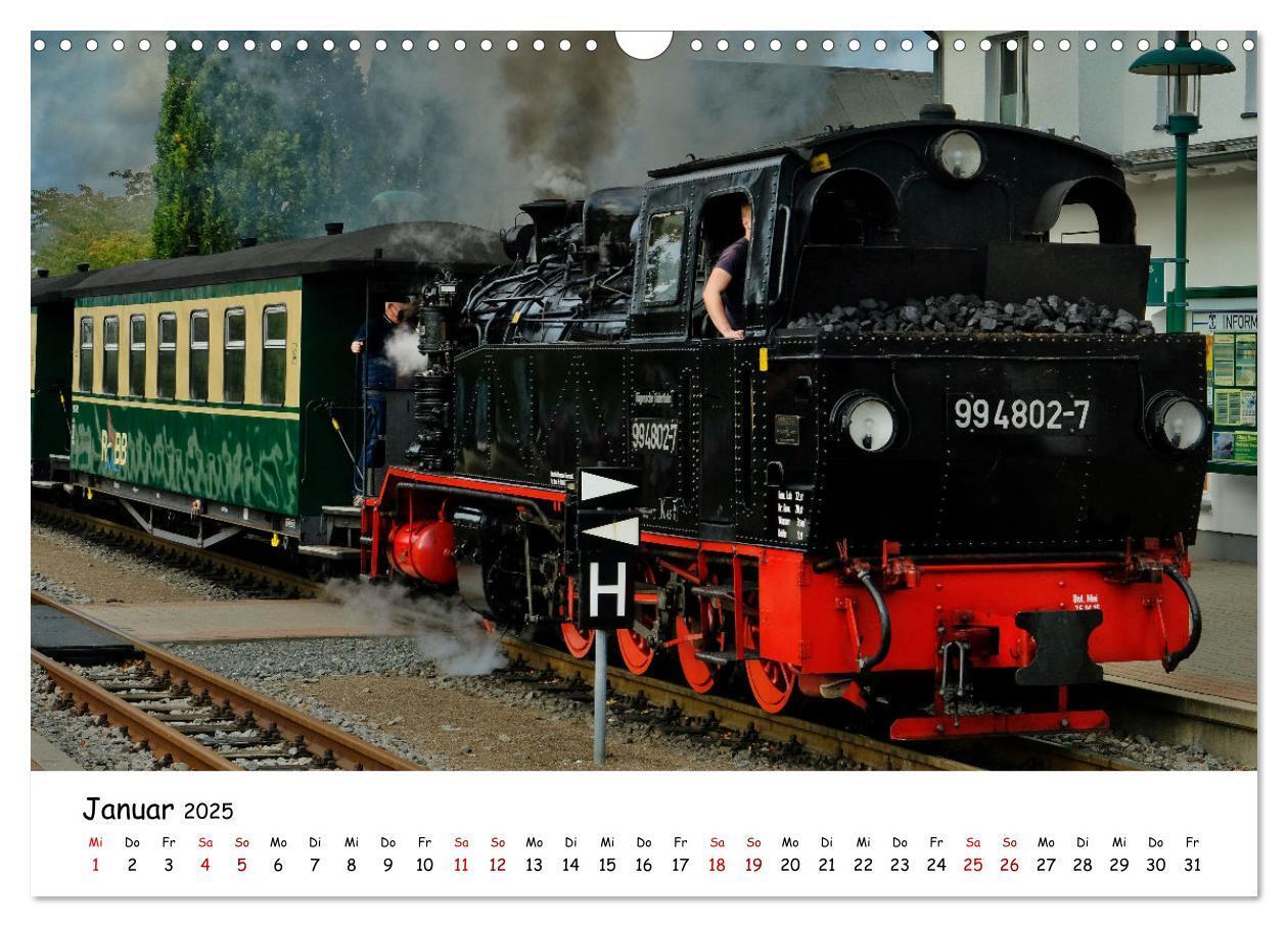 Bild: 9783383931697 | Rügens "rasender Roland" (Wandkalender 2025 DIN A3 quer), CALVENDO...