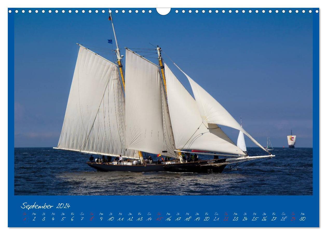 Bild: 9783383628894 | Unter Segeln (Wandkalender 2024 DIN A3 quer), CALVENDO Monatskalender