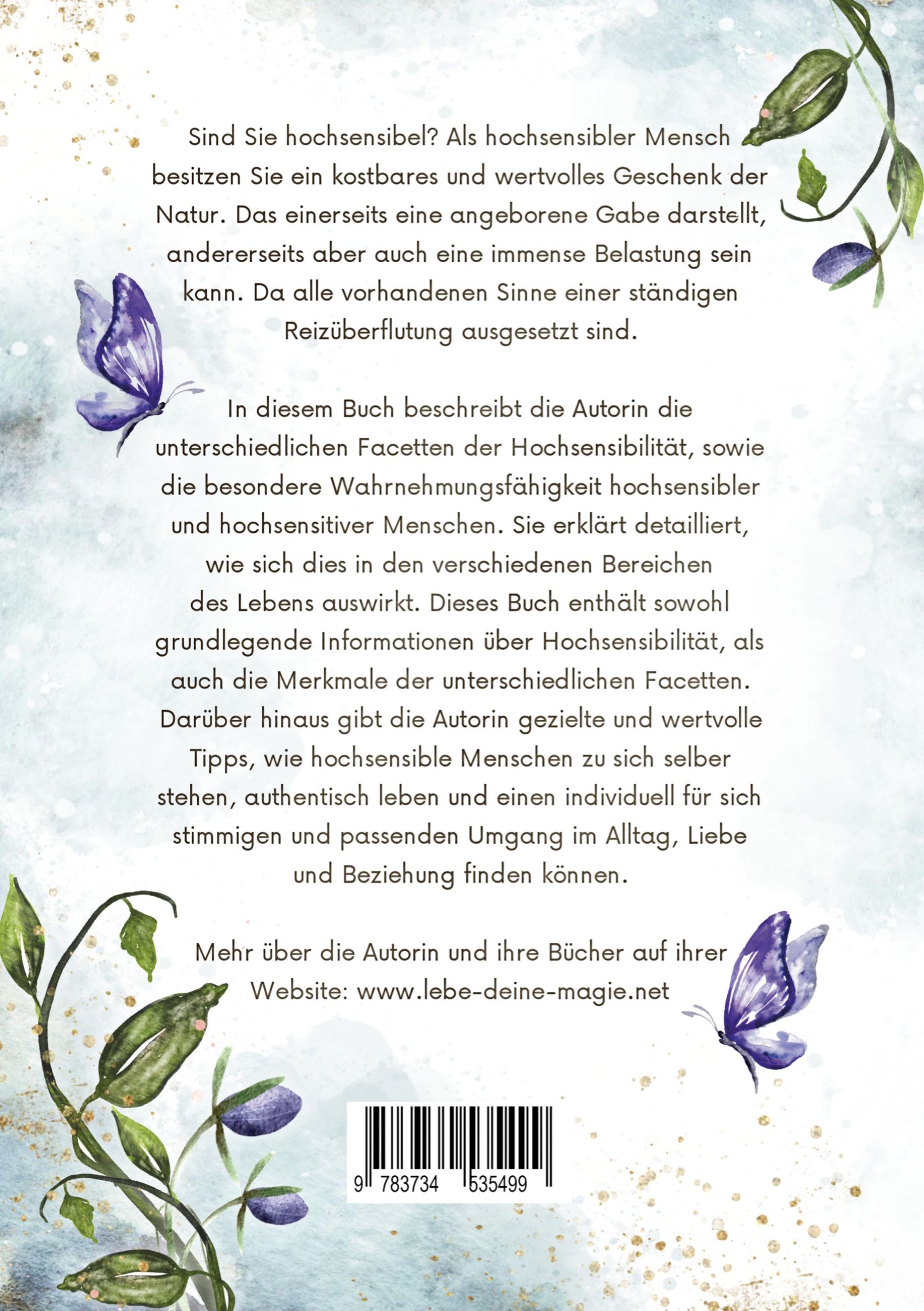 Rückseite: 9783734535499 | Hochsensibilität - das besondere Geschenk der Natur | Iris Fischer