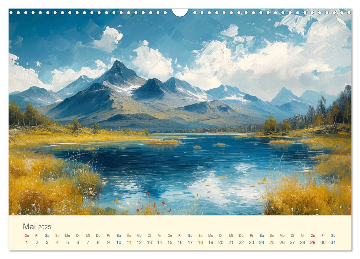 Bild: 9783435744756 | Impressionistische Naturlandschaften (Wandkalender 2025 DIN A3...