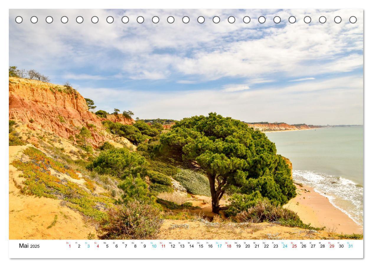 Bild: 9783435091508 | Die Algarve (Tischkalender 2025 DIN A5 quer), CALVENDO Monatskalender