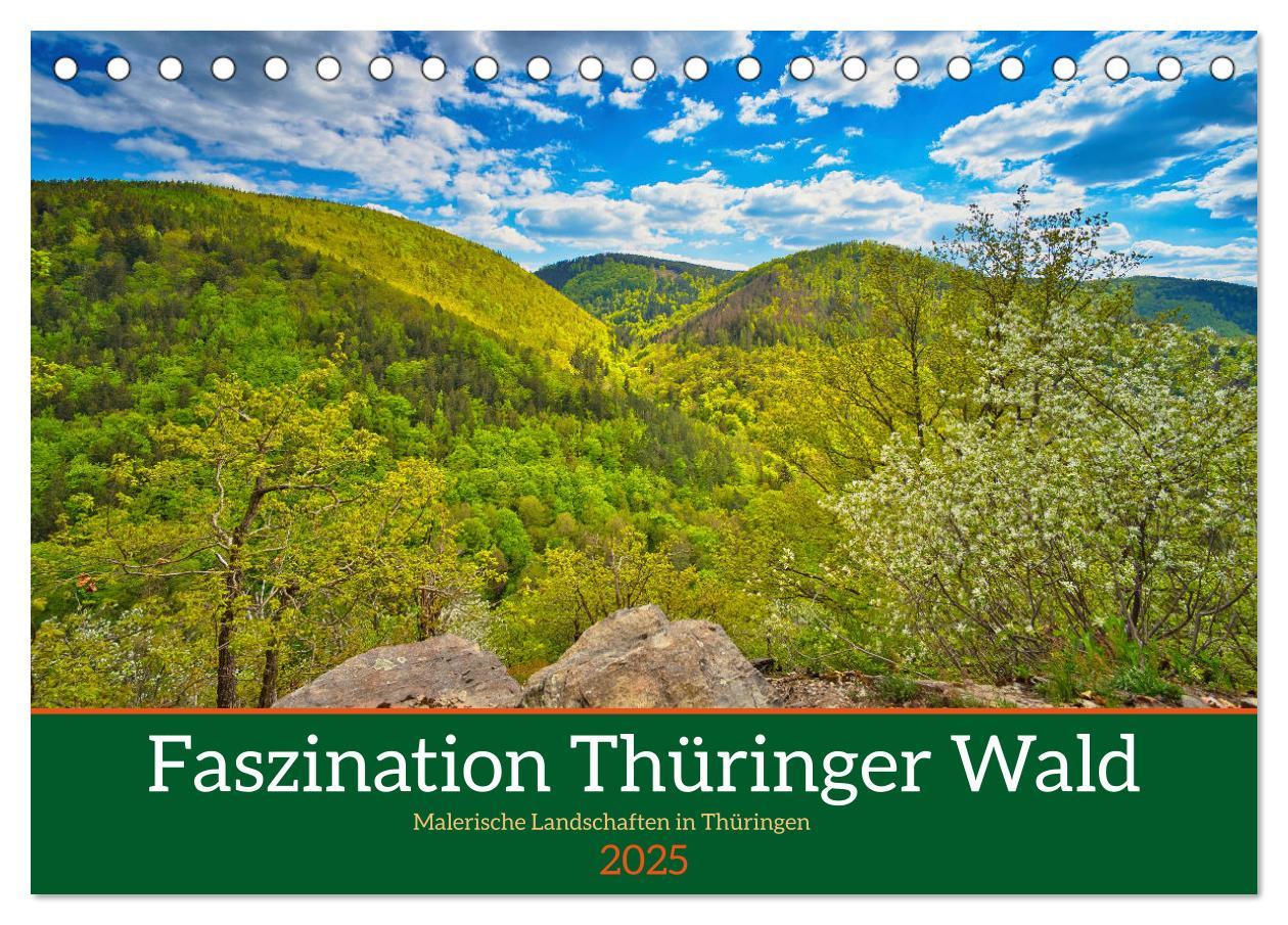 Cover: 9783383951084 | Faszination Thüringer Wald (Tischkalender 2025 DIN A5 quer),...