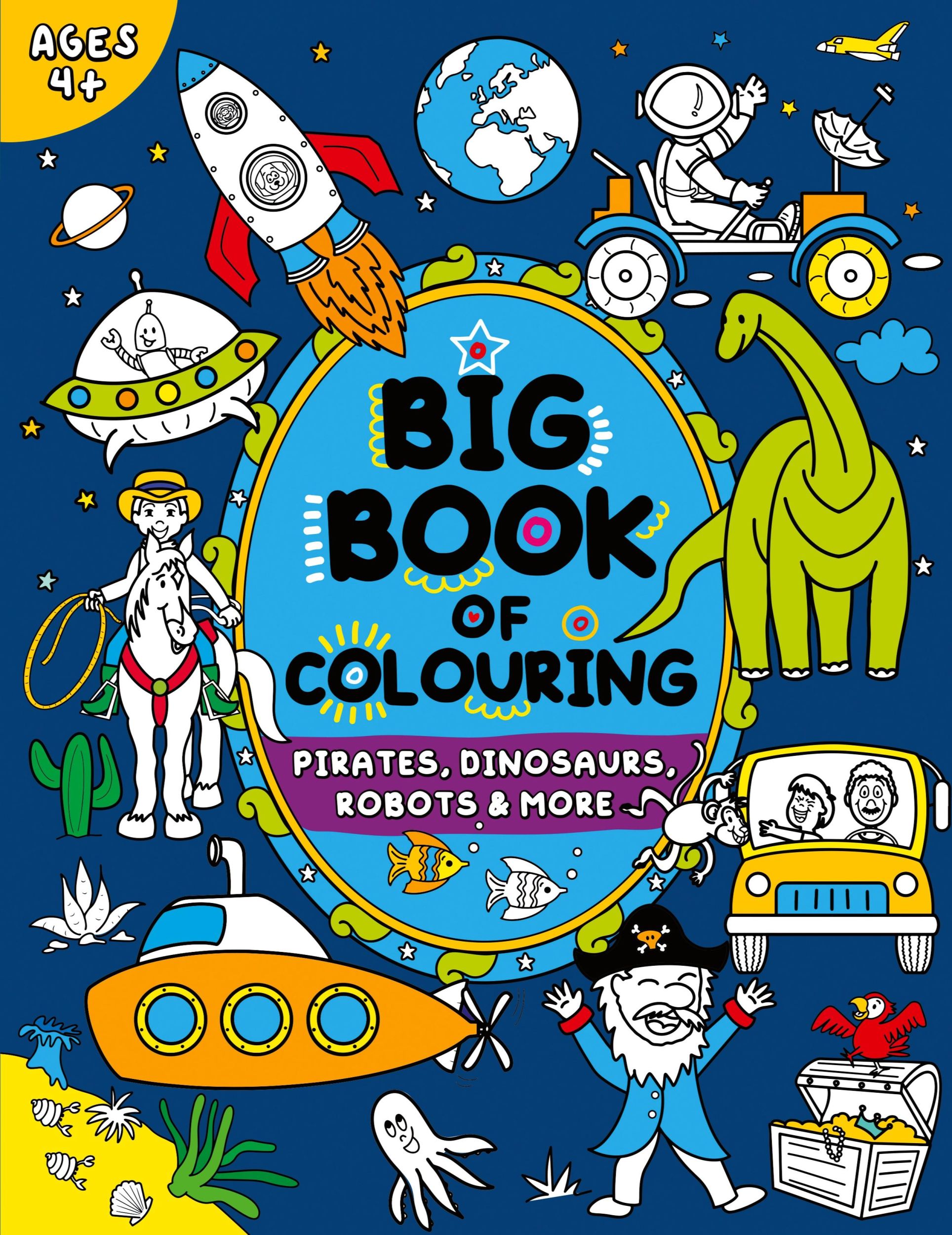 Cover: 9781915454232 | Big Book of Colouring for Boys | Children Ages 4+ | Publishing | Buch