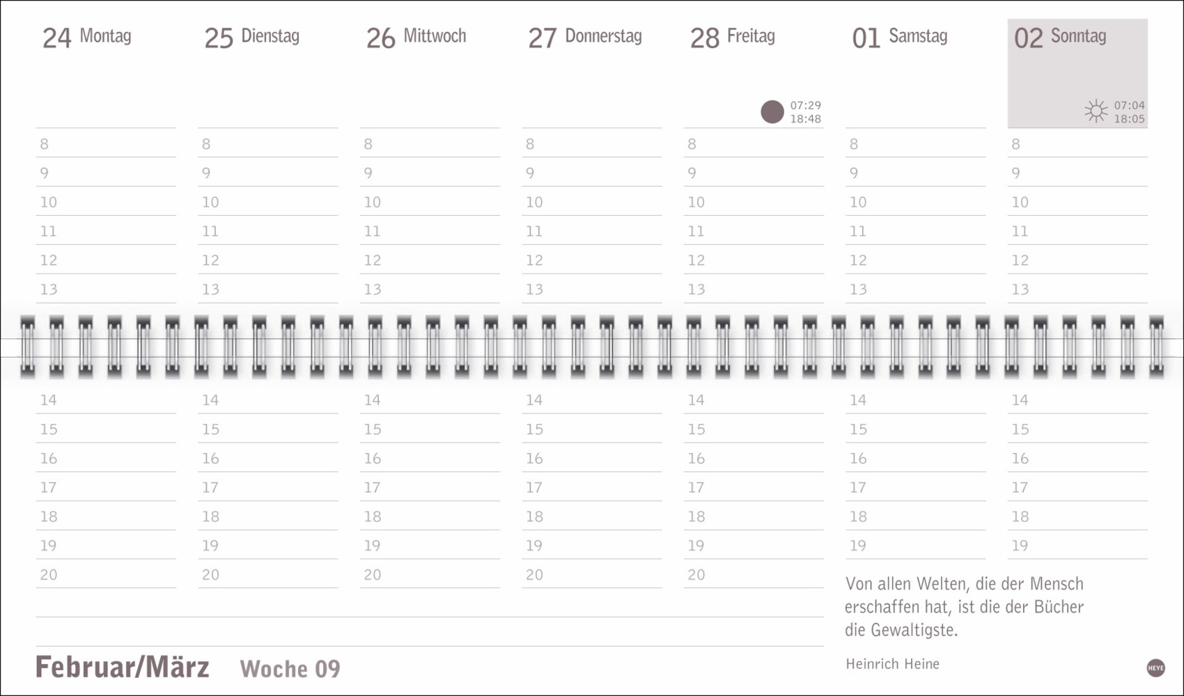 Bild: 9783756406487 | Großdruck Wochenquerplaner 2025 | Kalender | Spiralbindung | 128 S.