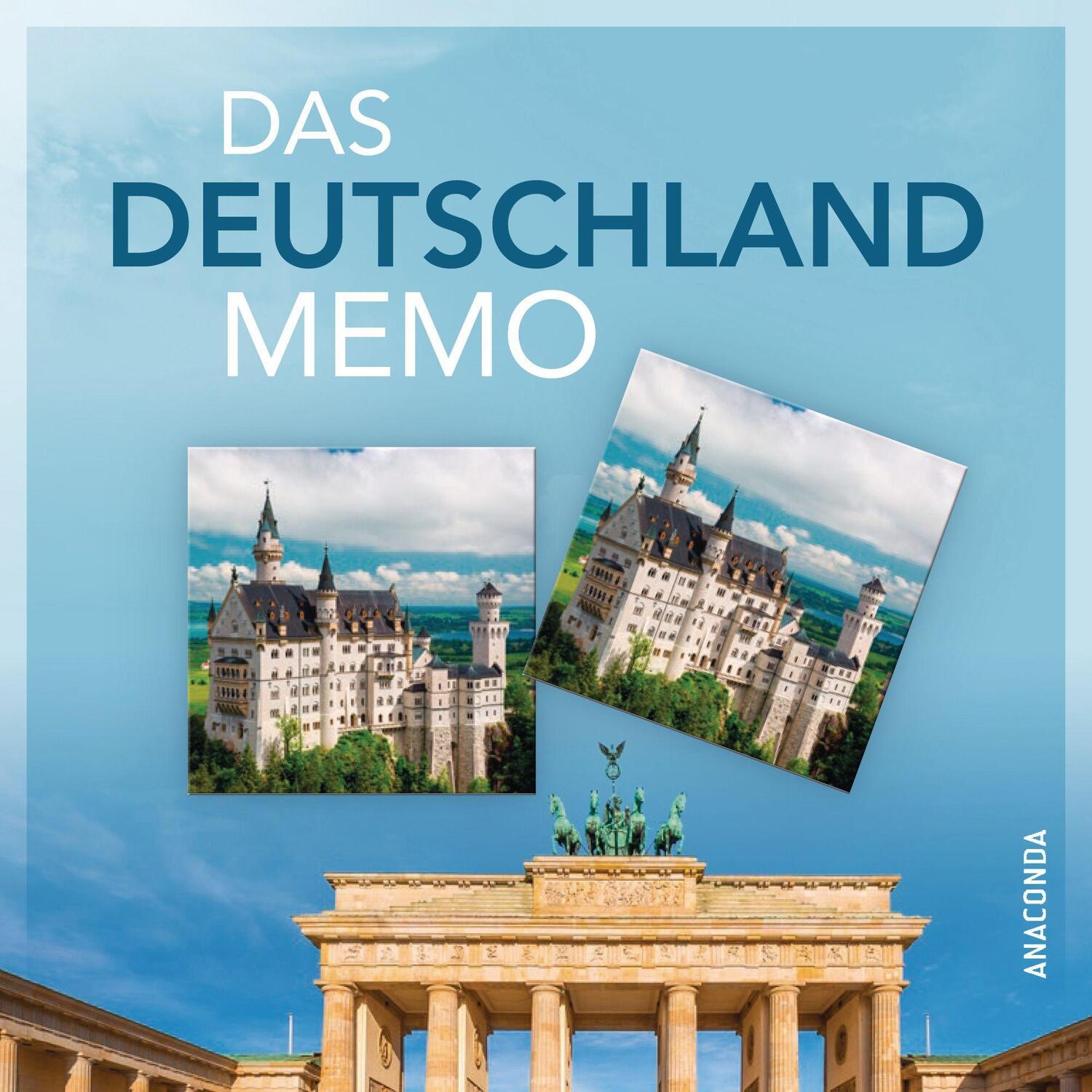 Cover: 9783730609965 | Das Deutschland-Memo | Memo-Spiel mit 40 Spielkarten im Spielkarton