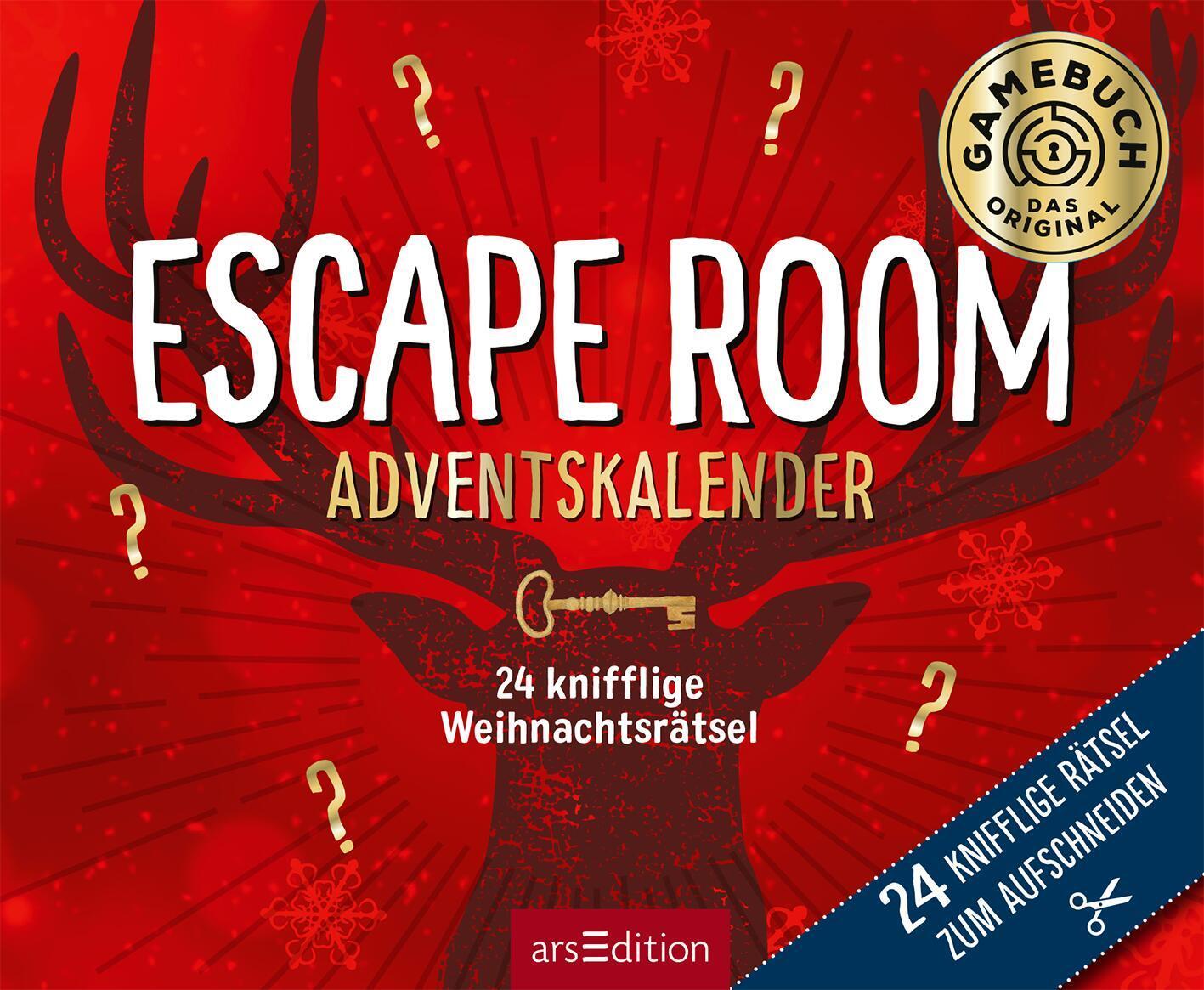 Bild: 9783845854120 | 24 knifflige Weihnachtsrätsel. Escape Room Adventskalender | Buch