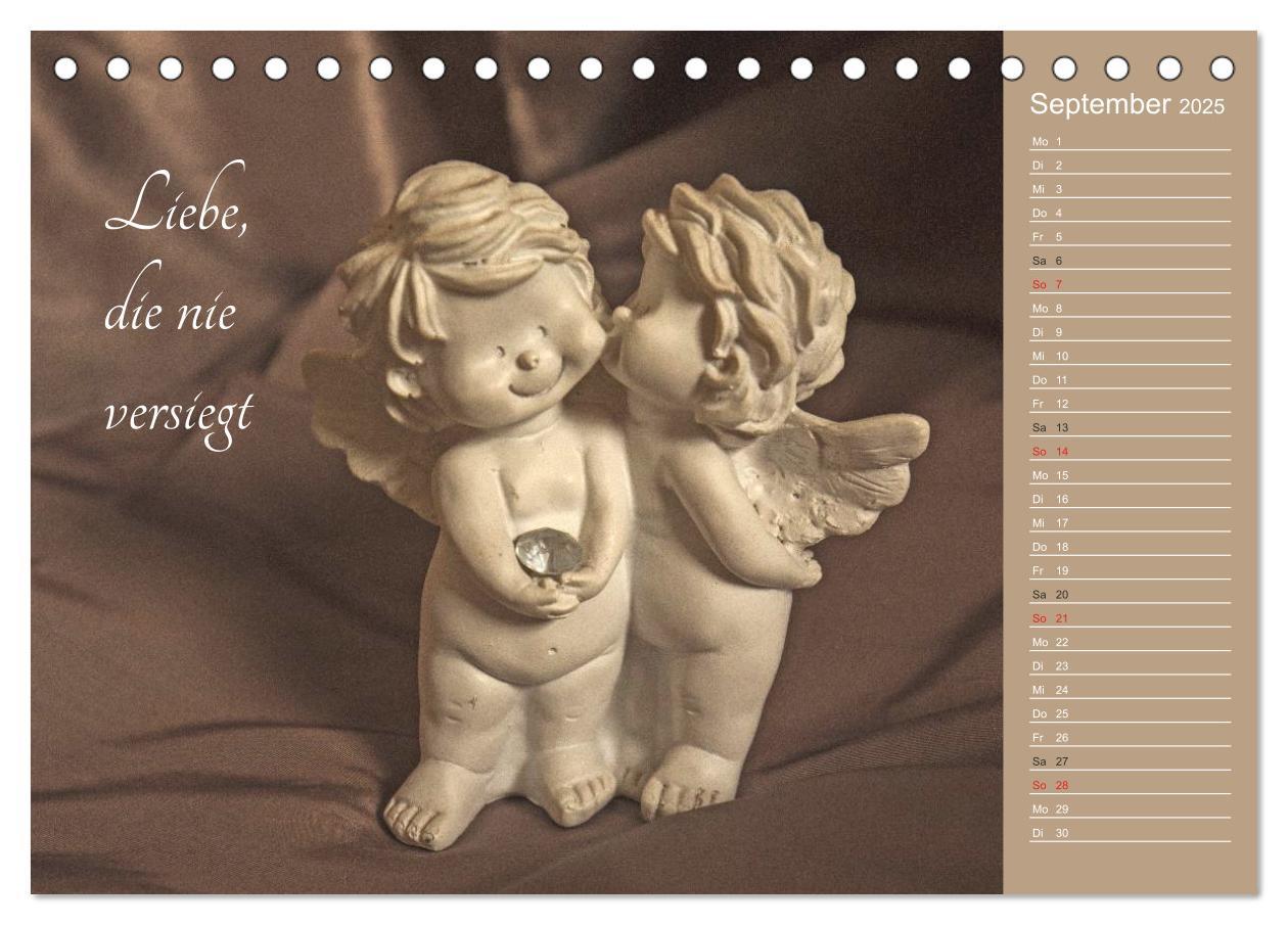 Bild: 9783435502189 | Engel - Die Worte der Liebe (Tischkalender 2025 DIN A5 quer),...