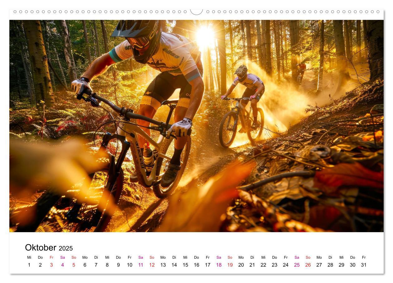 Bild: 9783457149911 | Mountainbike Erlebnisse (hochwertiger Premium Wandkalender 2025 DIN...