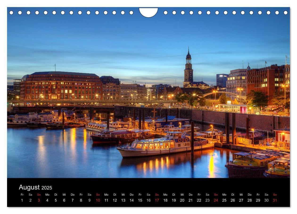 Bild: 9783435759934 | Hamburg (Wandkalender 2025 DIN A4 quer), CALVENDO Monatskalender